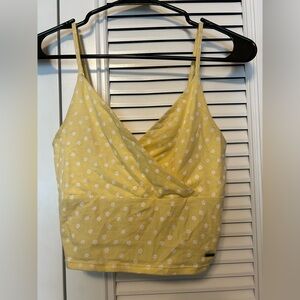 Yellow Floral Women's Top